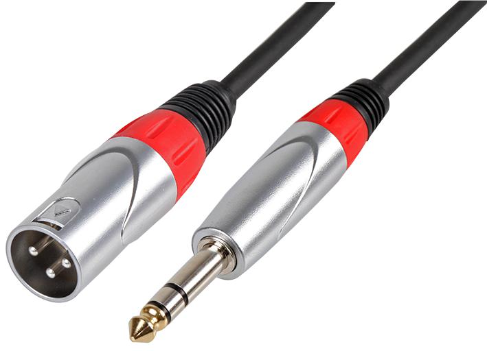 PLS000471 LEAD, XLR PLUG TO 6.35MM 3P PLUG, 6M PULSE