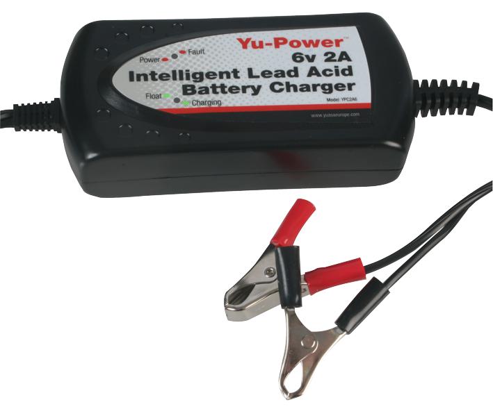 YPC2A6 CHARGER, YU-POWER, 2A, 6V YUASA