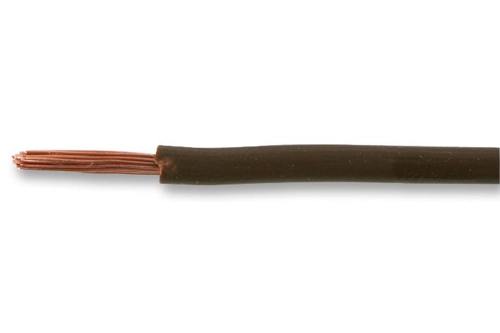 6491X-2.50MMBRN100M WIRE, 6491X, BROWN, 2.5MM, 100M PRO POWER