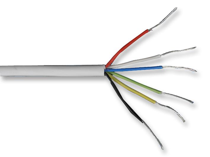 6CW100 CABLE SECURITY 6 CORE WHITE 100M VENTCROFT SECURITY