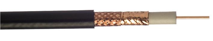 WF165 BLACK 100M WF165 COAXIAL CABLE BLACK 100M WEBRO