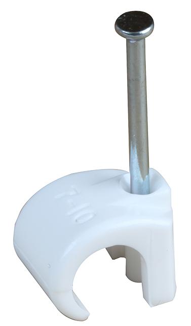 ARC14 CABLE CLIP 14-20MM ROUND WHITE 50/PK CONCORDIA TECHNOLOGIES
