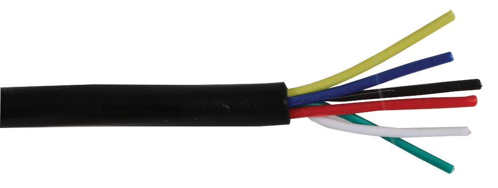 6CALMPE100M ALARM CABLE 6C PE BLACK, OUTDOOR 100M PRO POWER