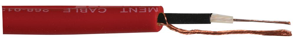 268-013-020 INSTRUMENT CABLE RED, 100M VAN DAMME