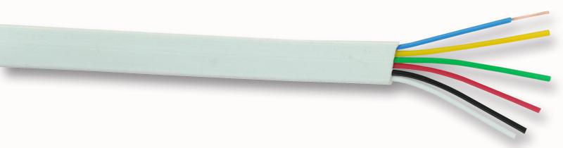 FCC-68 6C WHITE 100M FCC-68 6 CORE WHITE T/PHONE CBL PRO POWER