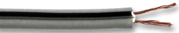PPW01038 UNSHLD MULTICORED CABLE, 2POS, GRY, 100M PRO POWER