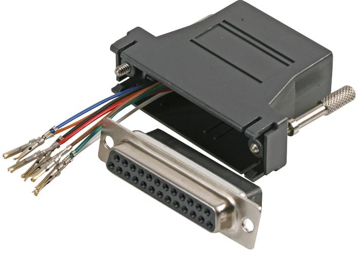 UT156 ADAPTER, RJ45 8P RCPT-D SUB 25P RCPT PRO SIGNAL