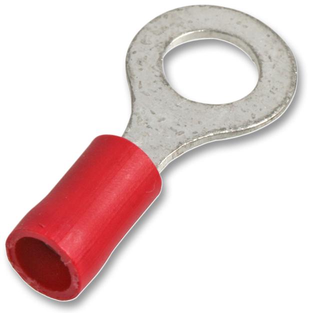 ST1-6.0 10PK RING TERMINAL RED M6 25A 10/PK PRO POWER