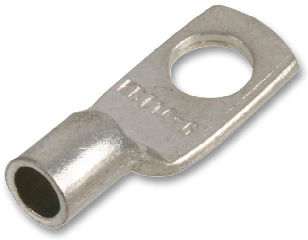 STTK6-6 UNINSULATED CRIMP TERMINALS 6MM, PK10 PRO POWER
