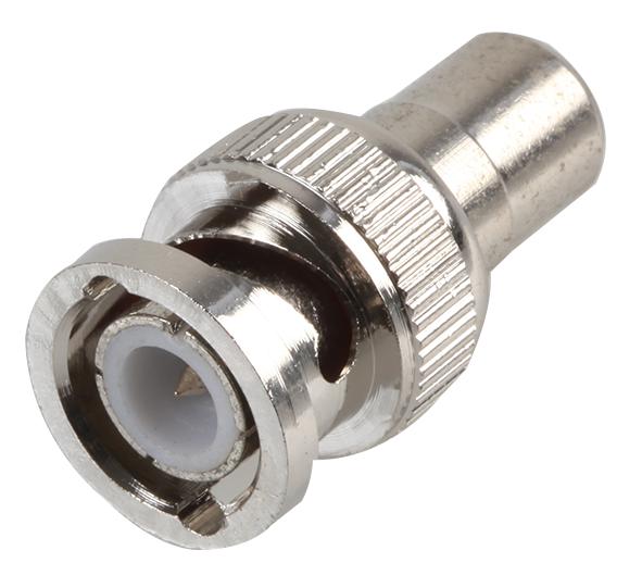 RW1-033 ADAPTER, BNC MALE TO RCA FEMALE BRASS PRO SIGNAL