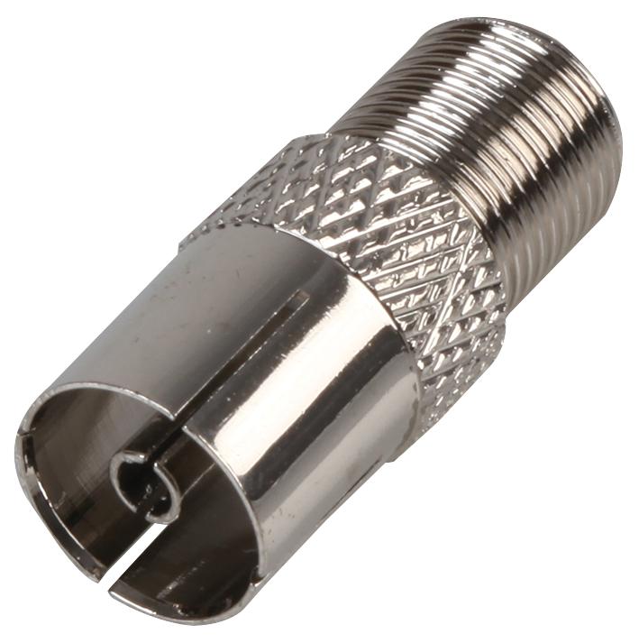 RW7-010 TV COAX SOCKET TO F FEMALE BRASS PRO SIGNAL