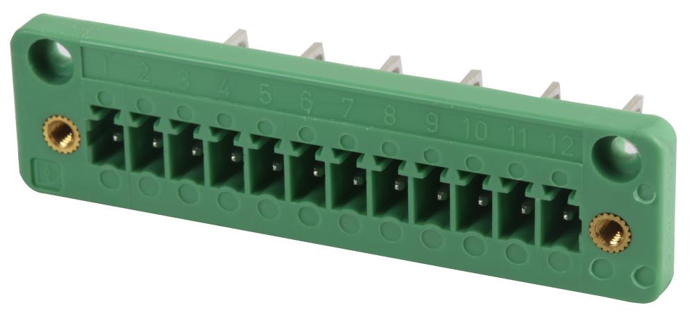DFK-MC 1,5/12-GF-3,81 TERMINAL BLOCK, HEADER, 12POS, TH PHOENIX CONTACT