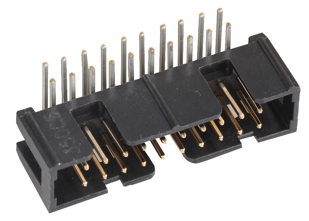 N2520-5002RB HEADER, RIGHT ANGLE, 20WAY 3M