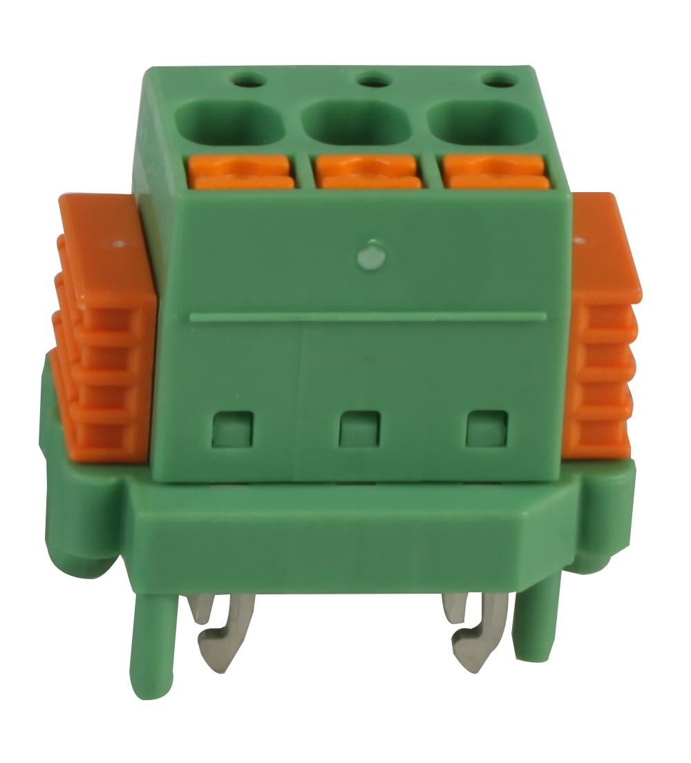 SDC 2,5/ 3-PV-5,0-ZB TB, WIRE TO BOARD, 3POS, 16AWG PHOENIX CONTACT