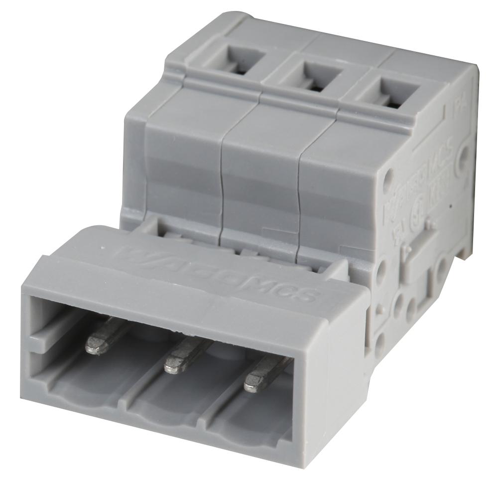 231-603 TERMINAL BLOCK, PLUGGABLE, 3POS, 12AWG WAGO