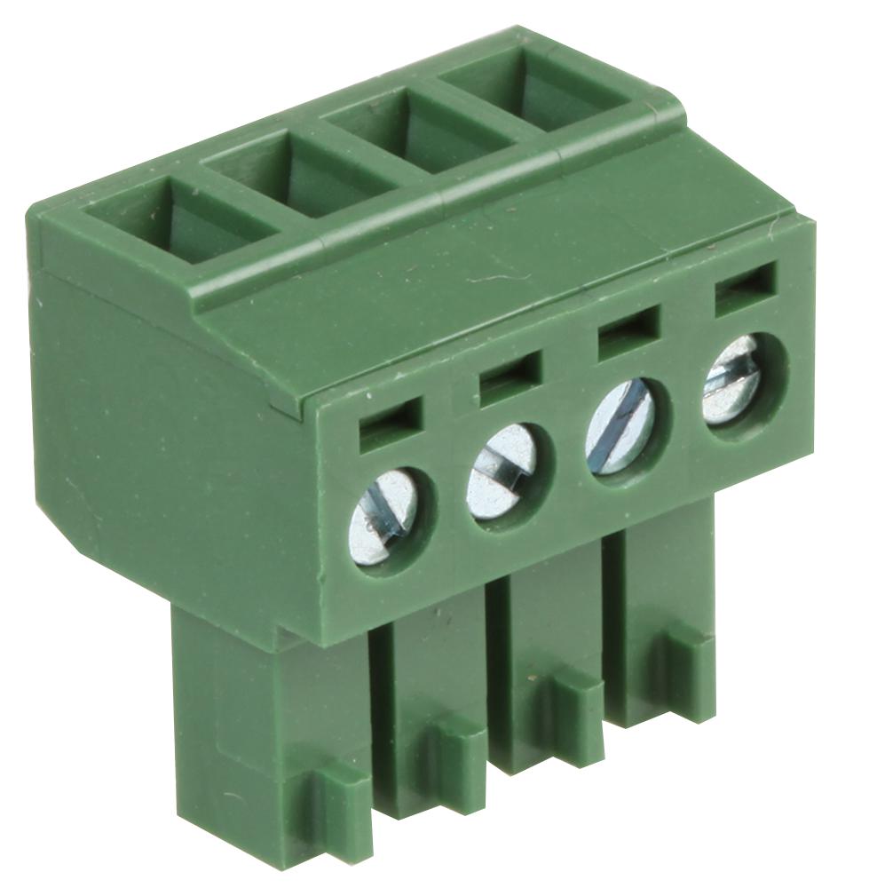 MC000098 TERMINAL BLOCK, PLUGGABLE, 4POS, 16AWG MULTICOMP PRO