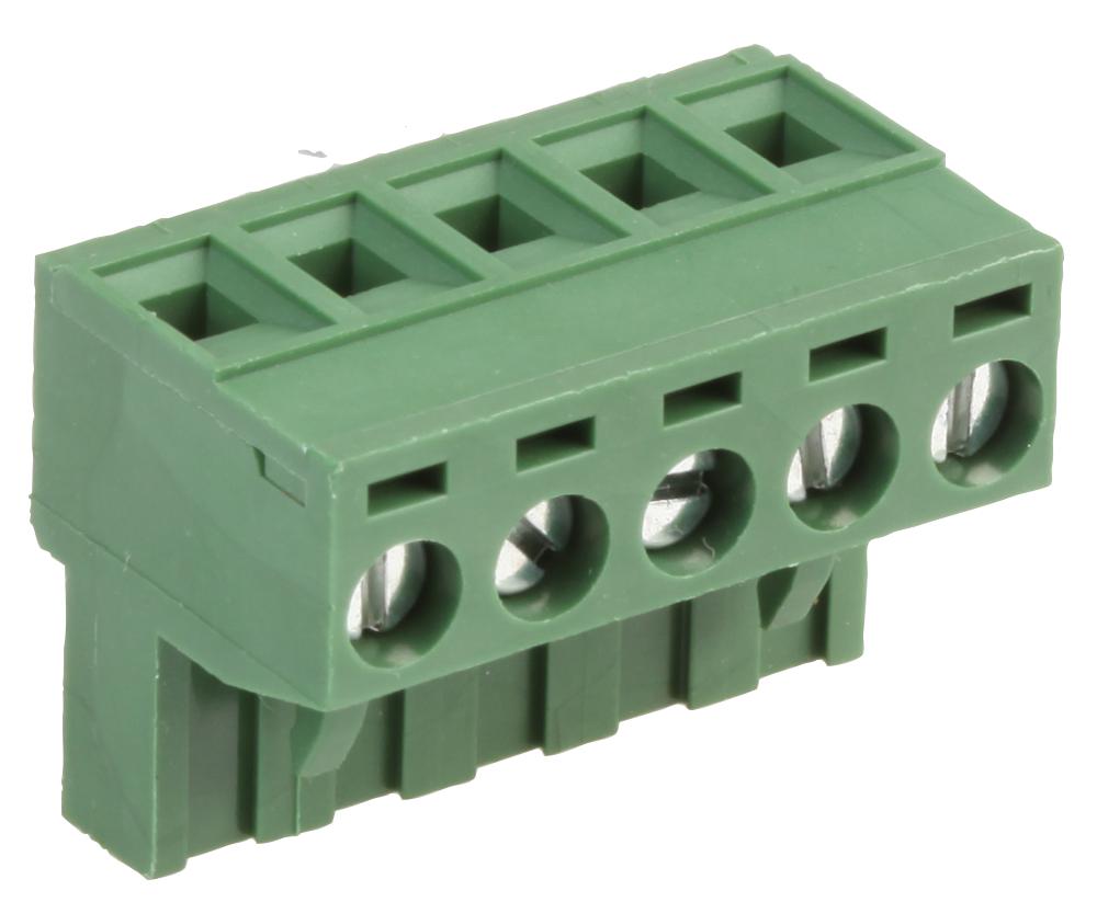 MC000179 TERMINAL BLOCK, PLUGGABLE, 5POS, 12AWG MULTICOMP PRO
