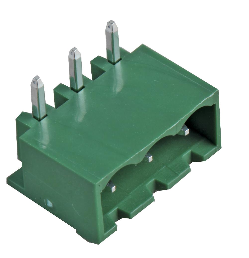 MC000209 TERMINAL BLOCK, HEADER, 3POS, TH MULTICOMP PRO