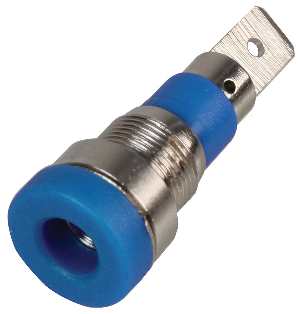 24.241.5 SOCKET, 4MM, BLUE MULTICOMP