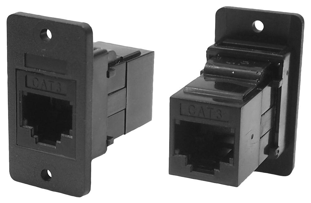 CP30623X MODULAR ADAPTER, 6P RJ11 JACK-RJ11 JACK CLIFF ELECTRONIC COMPONENTS