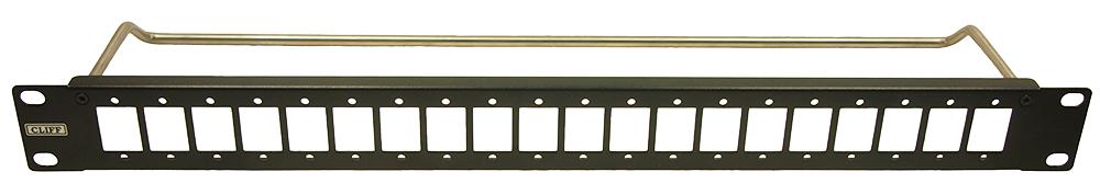 CP30161 SLIM PATCH PANEL, 20PORT, 1U, PLAIN HOLE CLIFF ELECTRONIC COMPONENTS