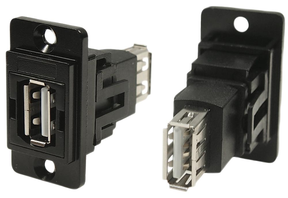 CP30708NMB USB ADAPTER, 2.0 TYPE A RCPT-A RCPT CLIFF ELECTRONIC COMPONENTS