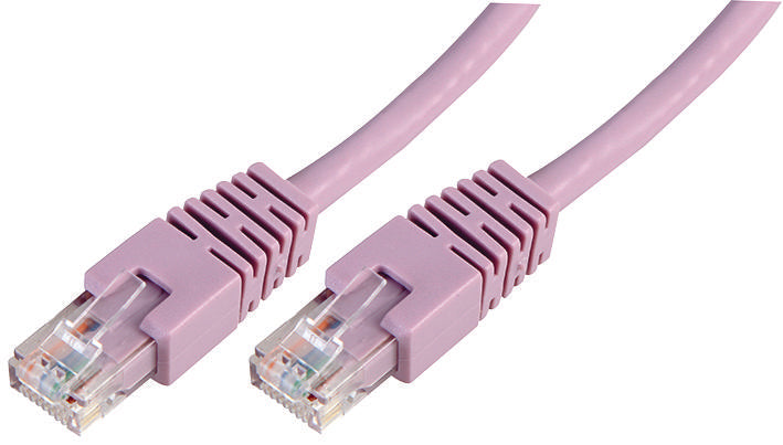 PS11190 PATCH CORD, RJ45 PLUG, CAT6, 0.5M, VIOL PRO SIGNAL