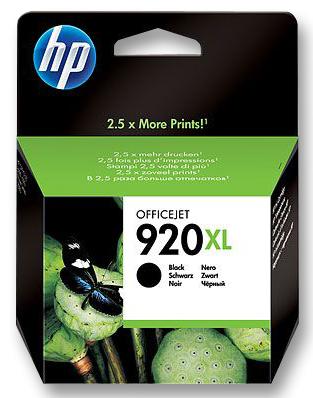 CD975AE INK CARTRIDGE, HP920XL, BLACK HEWLETT PACKARD