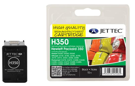 H350 INK CARTRIDGE,CB335 BLK,JETTEC REMAN JET TEC