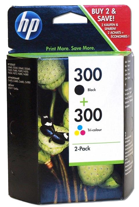 CN637EE INK CARTRIDGE, HP300 COMBO 2 PACK HEWLETT PACKARD