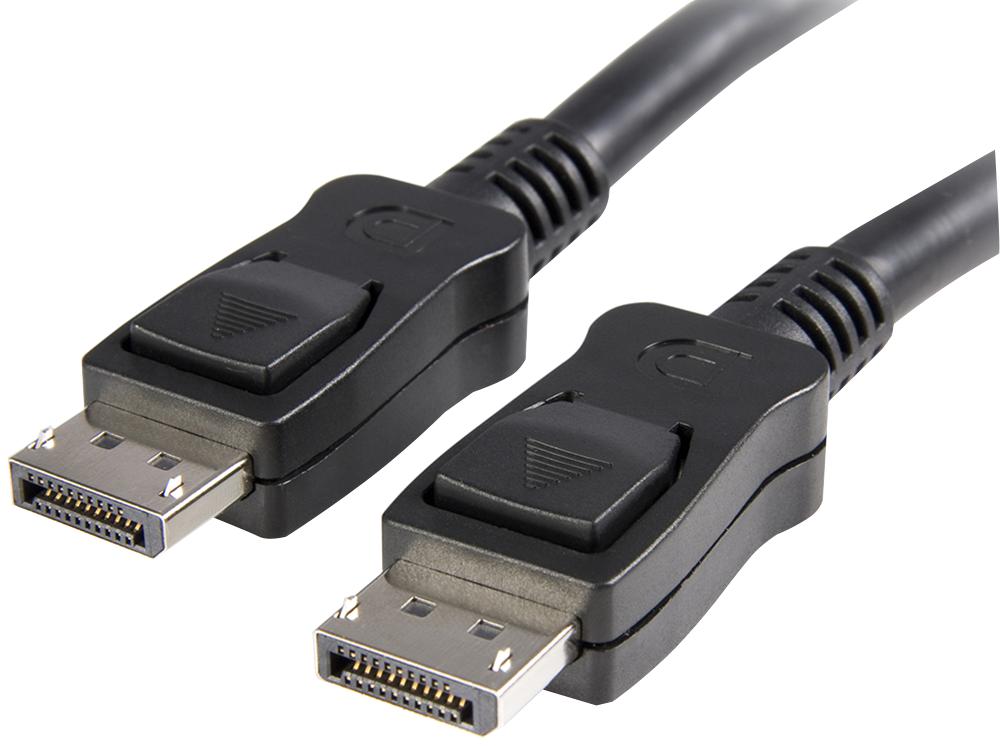 DISPL1M LEAD, DISPLAYPORT 1.2 M-M, LATCHING 1M STARTECH