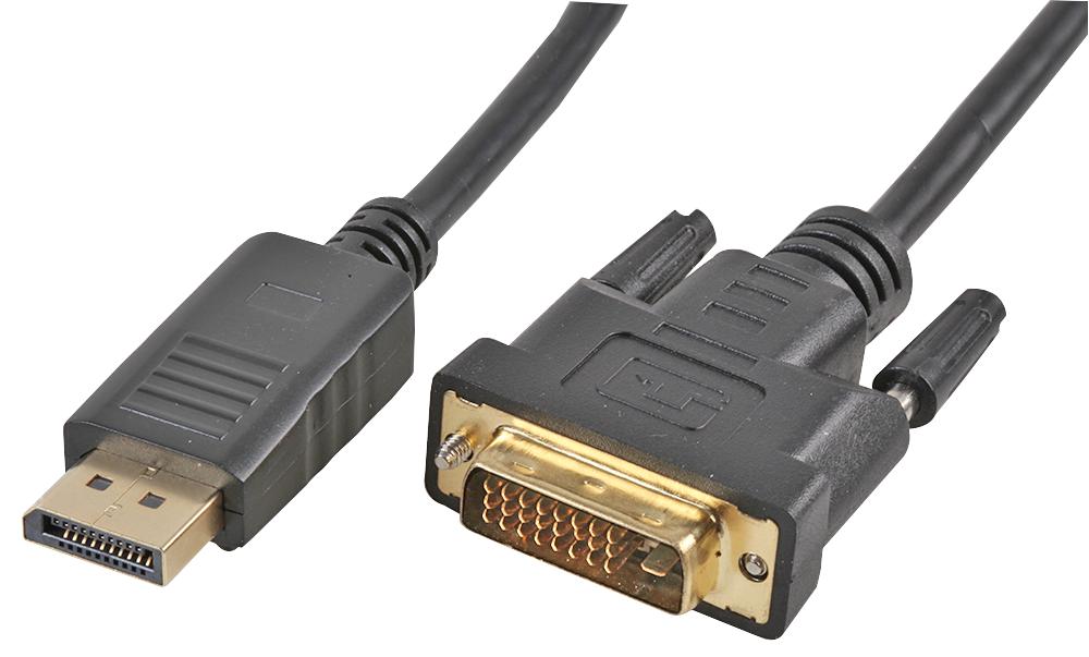 PSG91600 LEAD, DISPLAYPORT - DVI-D, MALE-MALE, 5M PRO SIGNAL