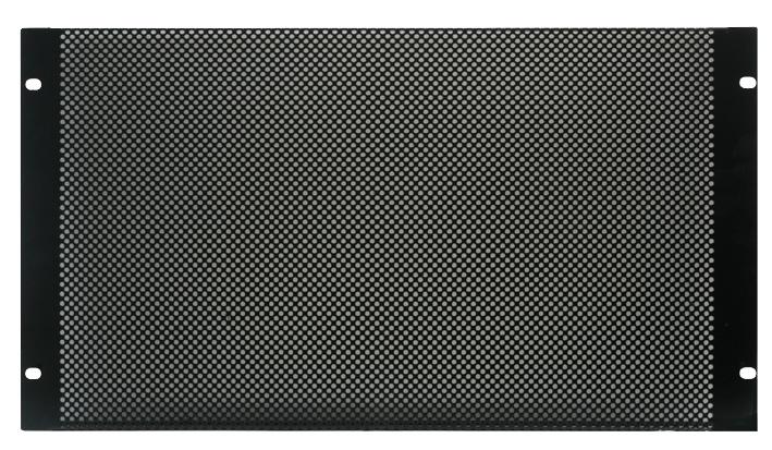 RPVM6 19" RACK PANEL, MESH VENTED, 6U PULSE