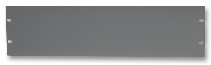R1285/3UG BLANK 19" RACK PANEL, 3U, GREY PENN ELCOM