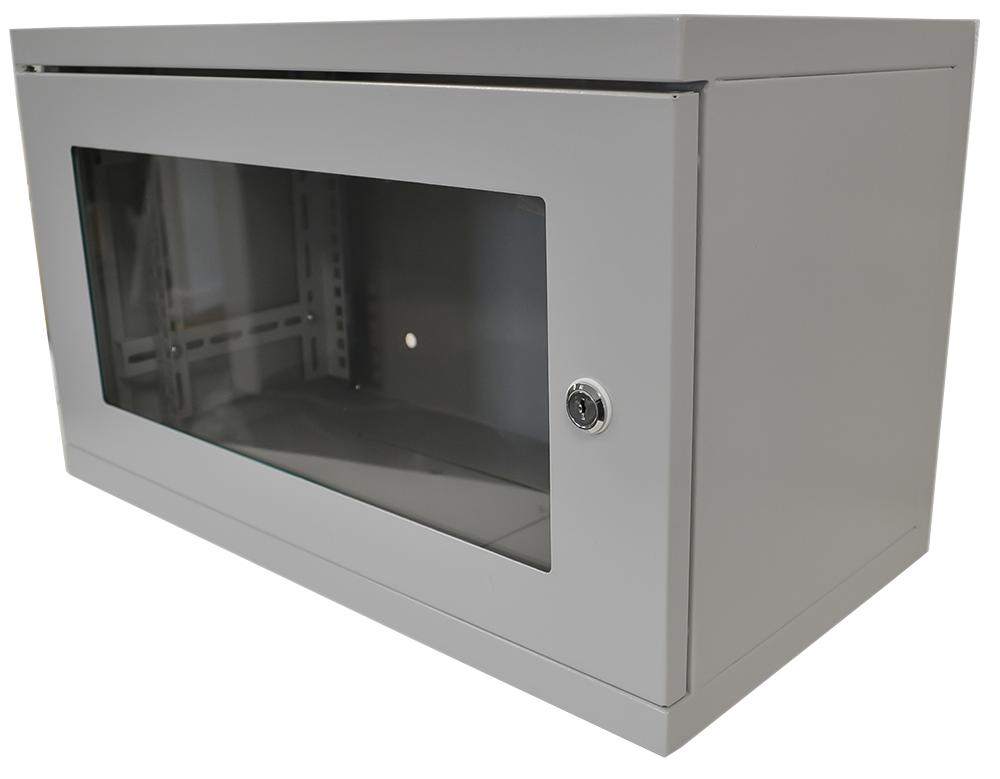 CAB-W6U-EL280G 6U 280MM DEEP WALL CABINET GREY LMS DATA