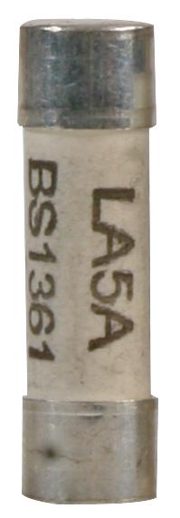 LA5 CARTRIDGE FUSE, 5A, 240VAC, 6.35X23MM LAWSON