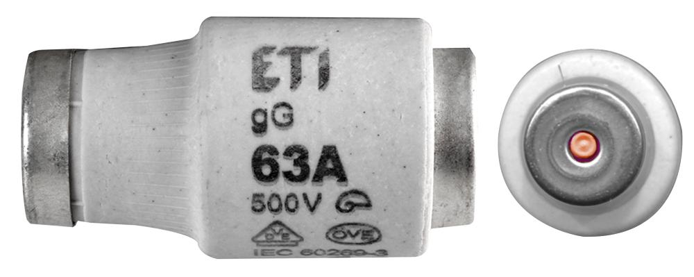 2313403 FUSE, BOTTLE, GL, 63A, DIII MULTICOMP