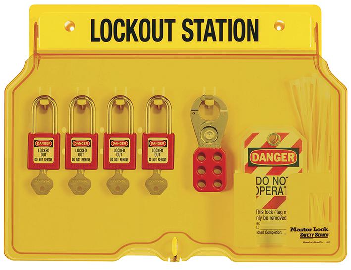 1482BP410 4 PADLOCK STATION MASTER LOCK