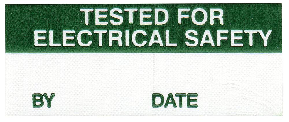 7827326 LABEL, TESTED ELEC SAFETY, PK350 MULTICOMP PRO