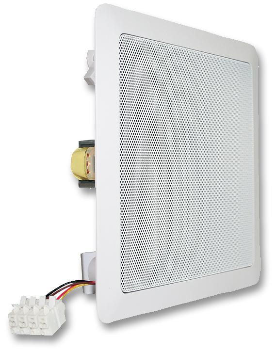 DL 18/2 SQ LOUDSPEAKER, CEILING/WALL, 6.5" 8R/100V VISATON