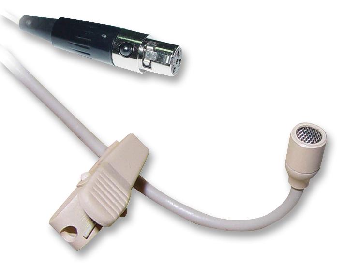 CM-201IF MICROPHONE, OMNI LAVALIER (BEIGE) JTS