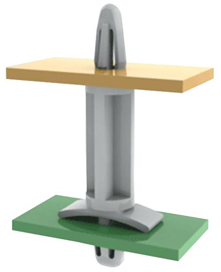 LCBS-14M-01 PCB SUPPORT, 14MM, PK40 ESSENTRA COMPONENTS