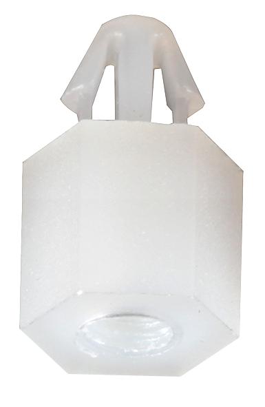 D01465 PCB SPACER SUPPORT, NYLON66, NATURAL DURATOOL