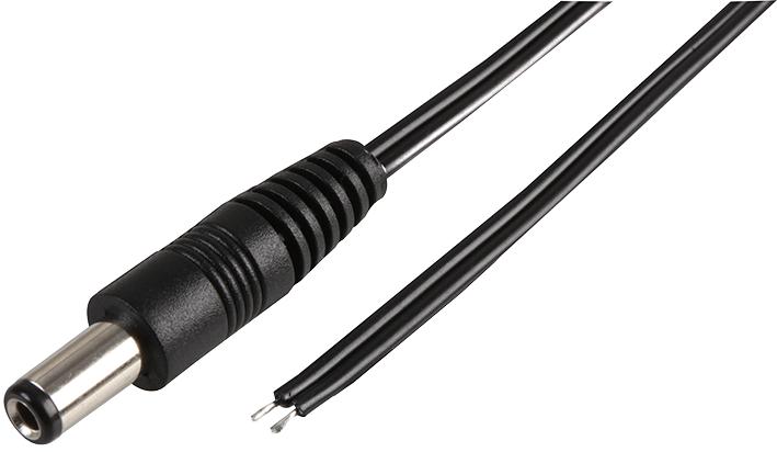 PPW00023 LEAD, DC POWER, 2.5MM PLG - BARE END, 5M PRO POWER