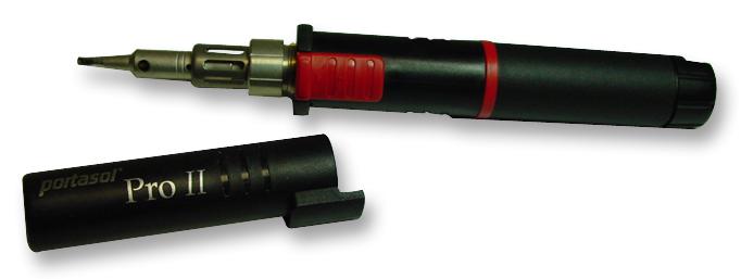 PRO II IRON+2.44 TIP SOLDERING IRON, GAS, SELF IGNITION, 2.5H PORTASOL