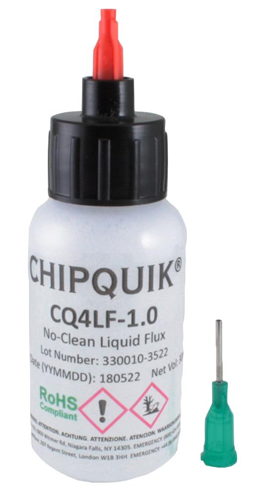 CQ4LF-1.0 FLUX, BOTTLE, NO CLEAN, 30ML CHIP QUIK