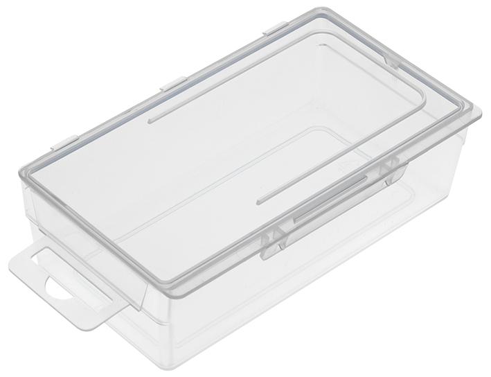 D2 STORAGE BOX, 1 COMPARTMENT, TRANSPARENT MULTICOMP PRO