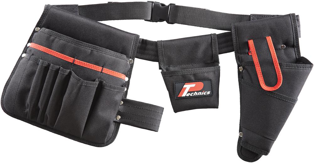 PT12180 15 POCKET TOOLBELT - DRILL HOLSTER TECHNICS TOOL STORAGE