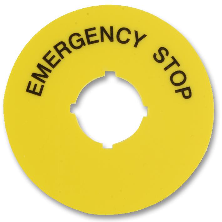 B3-7603-2 LEGEND, E-STOP SWITCH IMO PRECISION CONTROLS