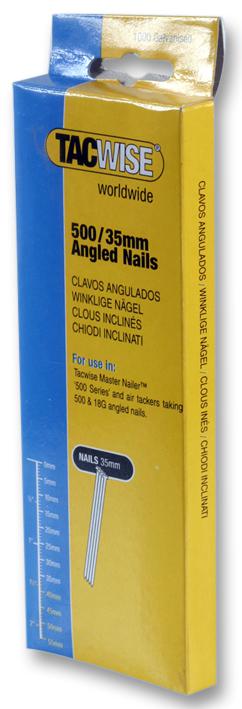 0482 NAILS, ANGLED, 35MM (PK1,000) TACWISE PLC